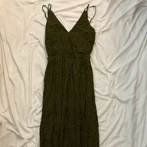 Olive Green Maxi Dress